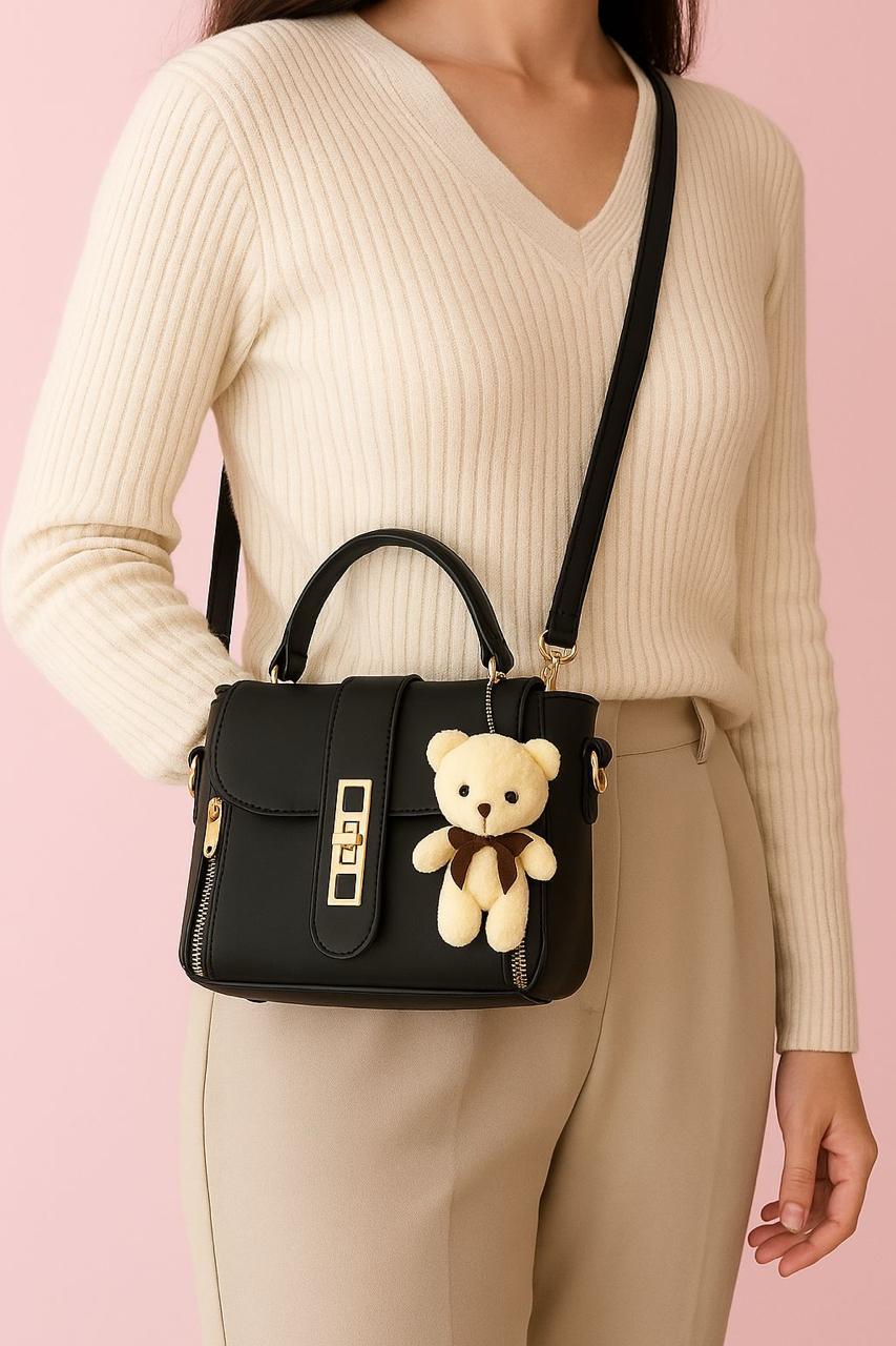 New Cross Body Bags With Imported Keychain for Girls - ThreeSons