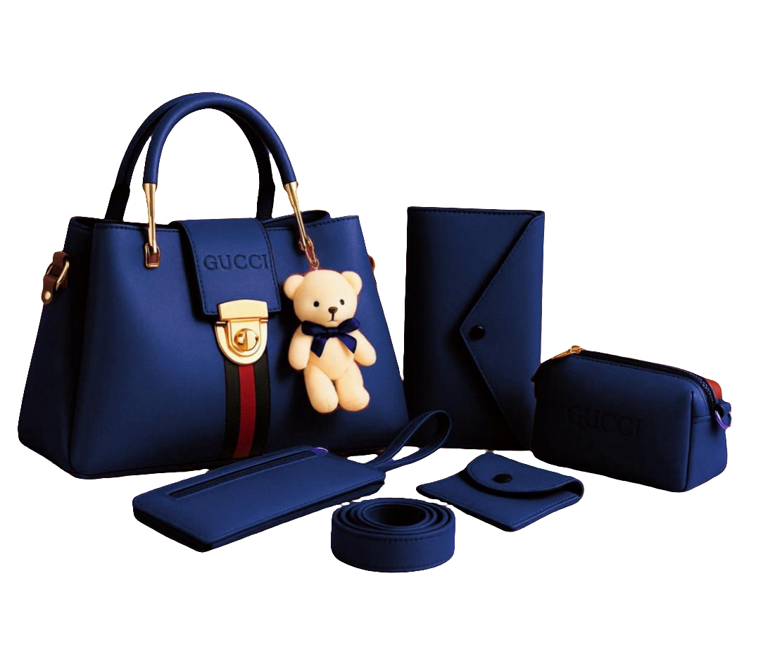 Master Quality Gucci 5 Pcs Shoulder Bag Set for Girls - ThreeSons