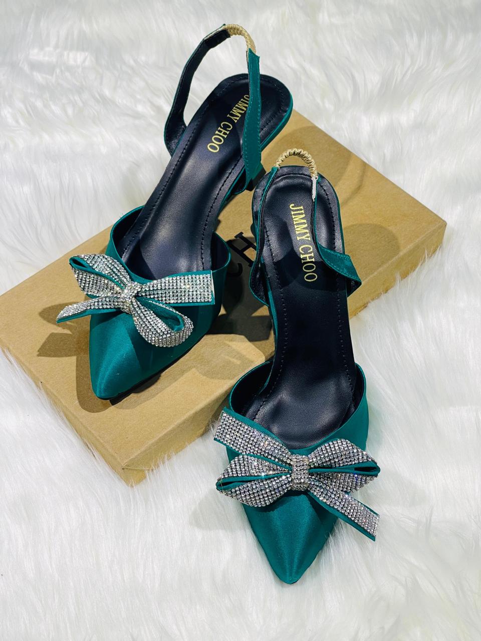 JIMMY BOW HEELS - ThreeSons