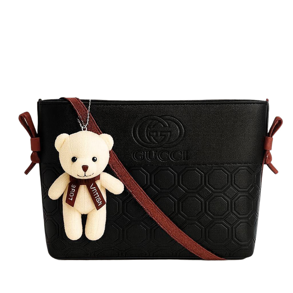 Cross Body Bag With Teddy Bear - ThreeSons
