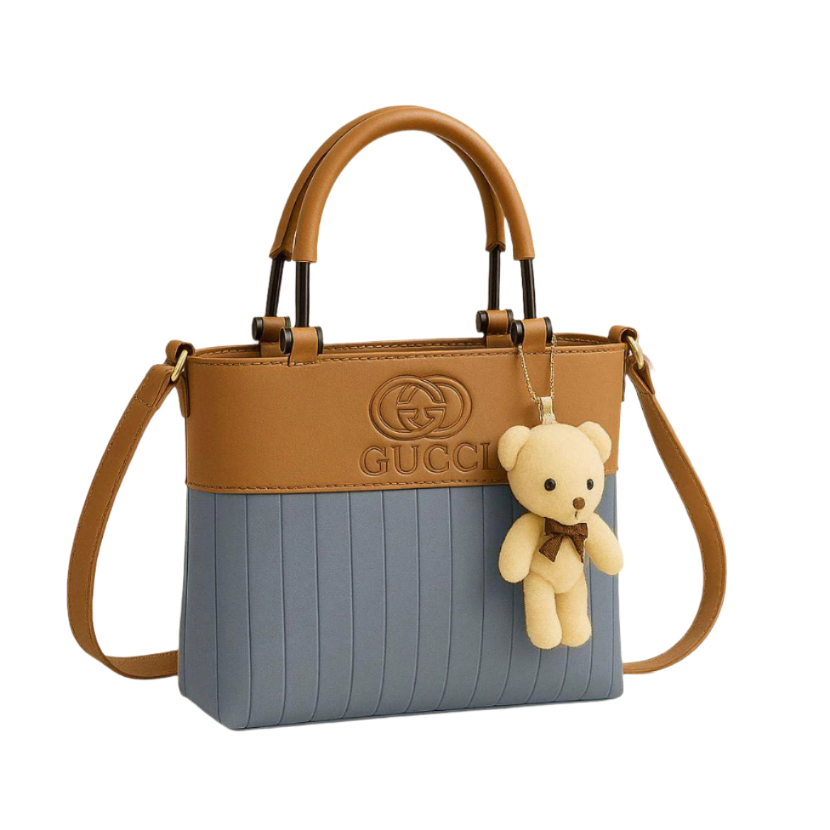 Gucci Cross Body Bag With Teddy Bear - ThreeSons