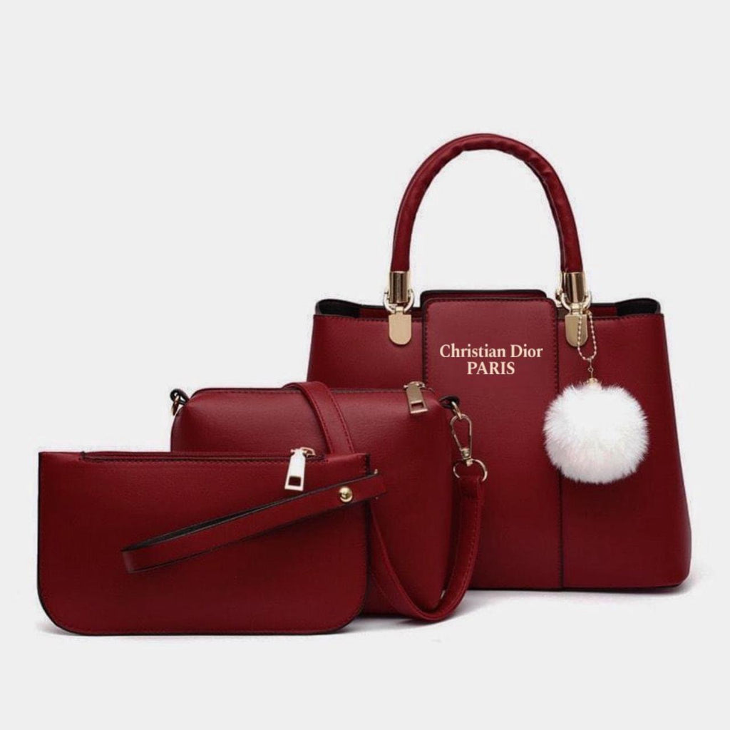 3Pcs Shoulder Bag With Keychain - ThreeSons