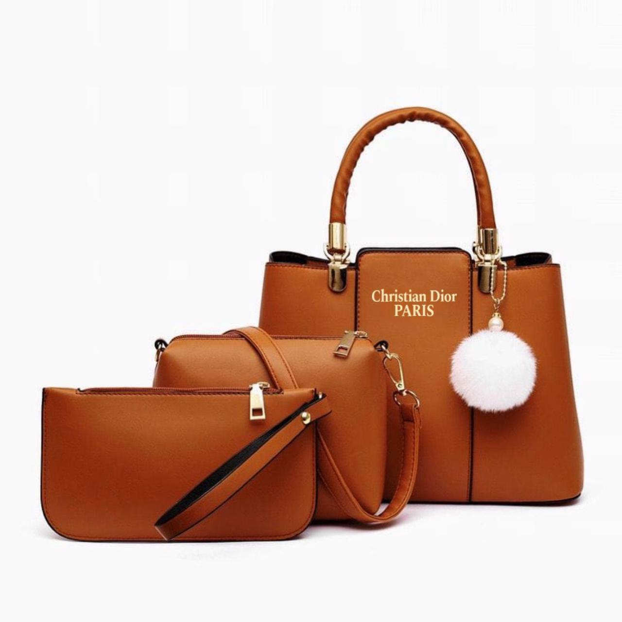 3Pcs Shoulder Bag With Keychain - ThreeSons