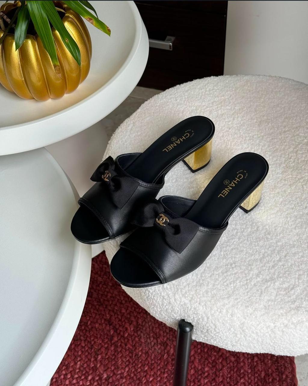 Chanel Bow Heel - ThreeSons