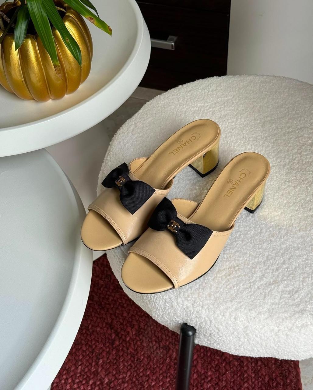 Chanel Bow Heel - ThreeSons