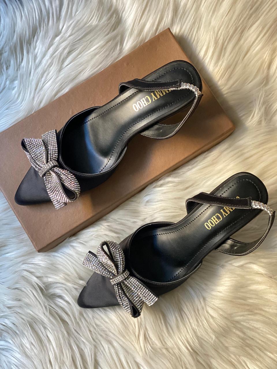 JIMMY BOW HEELS - ThreeSons