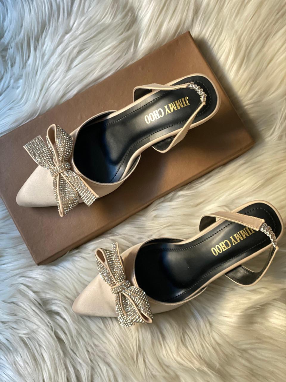 JIMMY BOW HEELS - ThreeSons
