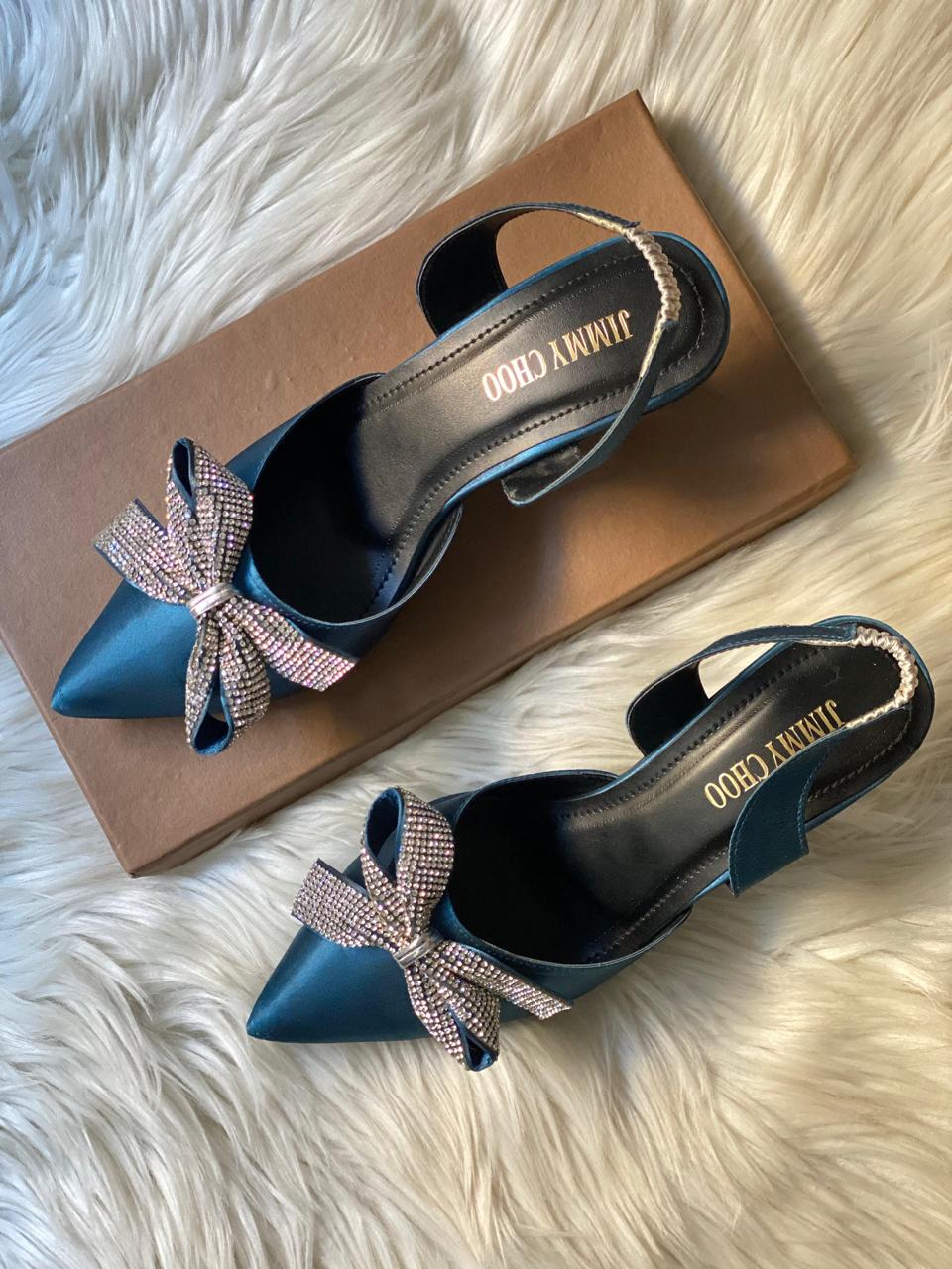 JIMMY BOW HEELS - ThreeSons