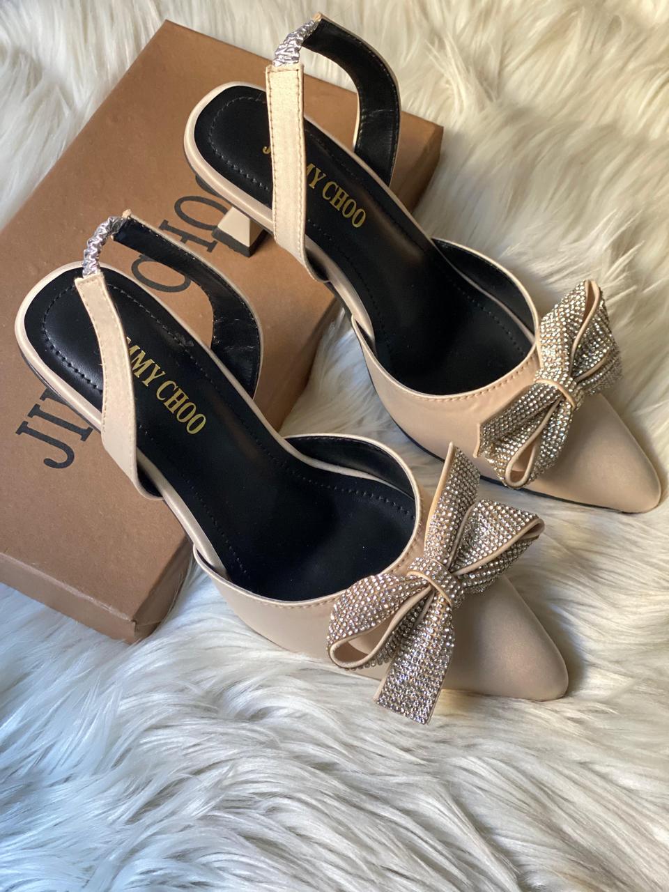 JIMMY BOW HEELS - ThreeSons