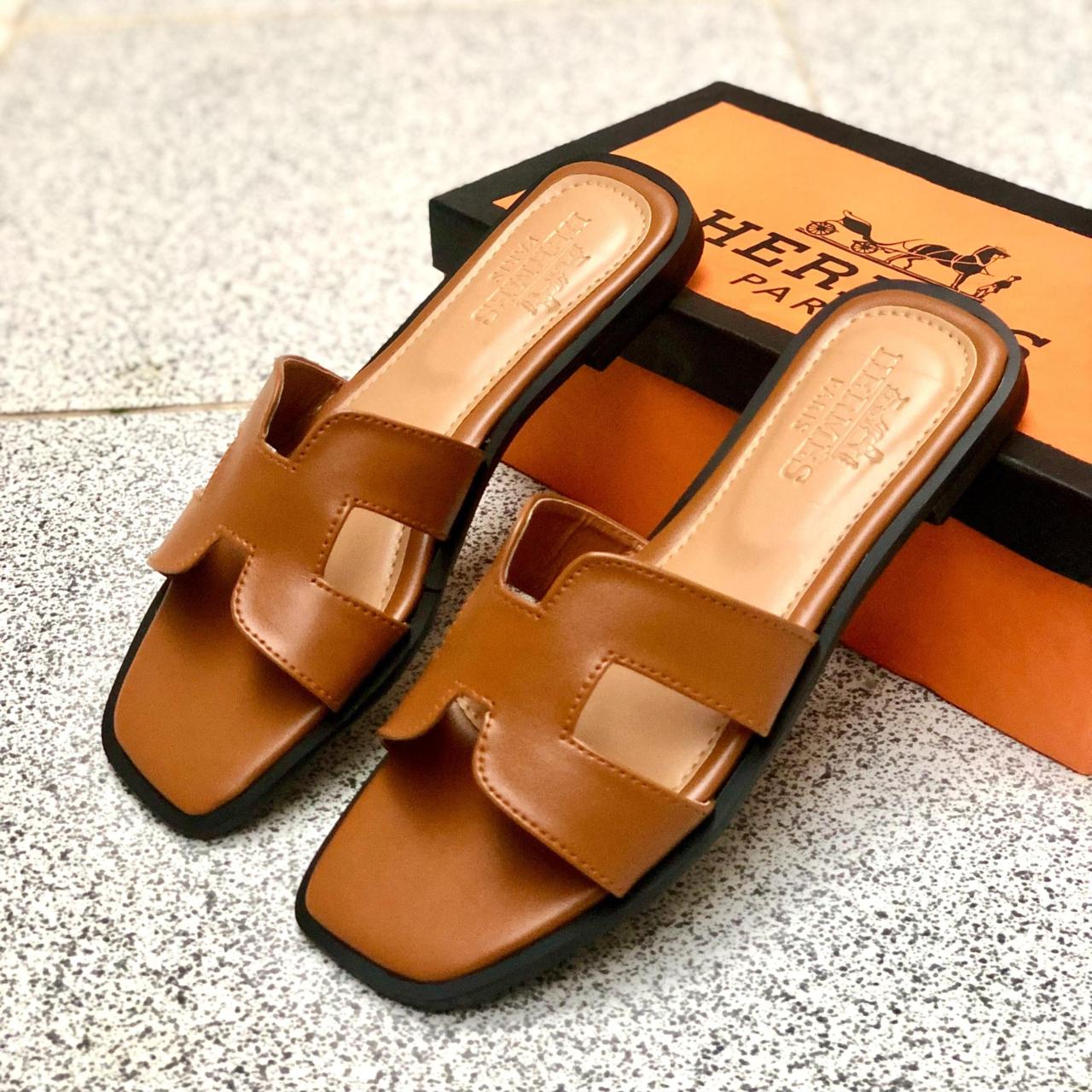 Hermes Flat Slipper - ThreeSons